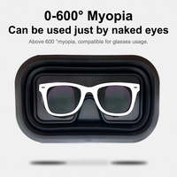 Vente en gros de lunettes intelligentes de réalité virtuelle 3D pliables Mini lunettes de réalité virtuelle portables pour cadeaux professionnels et promotionnels