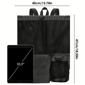 Custom Logo <b>Drawstring</b> <b>Backpack</b> Beach Swimming <b>Backpack</b> Wet and Dry Separation Waterproof <b>Drawstring</b> Bag with Nylon Lining - Product Image 2
