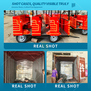 <span class=keywords><strong>Train</strong></span> miniature sans rails de qualité supérieure avec lumières LED et système sonore, attraction pour opérations nocturnes lors de carnavals ou d'événements festifs - Product Image 4