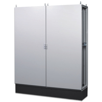 Armoire de commande électrique en acier inoxydable de style Vertu, protection IP54, armoire PLC, boîte de distribution PS, modèle SY