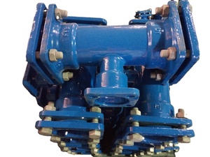 bibo Blue Epoxy Ductile Iron MJ Socket Tee - Product Image 5