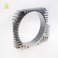 Profil de dissipateur thermique en aluminium extrudé 6063 pour driver LED, amplificateur, onduleur IGBT, alimentation électrique, sur mesure, anodisé CNC, OEM