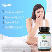 Cápsulas de vitamina de soporte de etiqueta privada Magnesio Coenzima Q10 Soporte Control de peso Digestión Cápsulas saludables