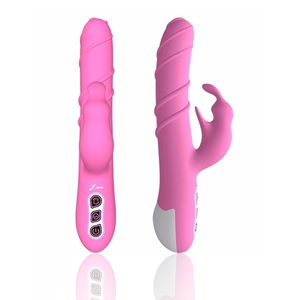 USB şarj edilebilir g-spot vibratör rotasyon tavşan vibratör sokmak için büyük elektrikli titreşimli kadın klitoris - Product Image 1