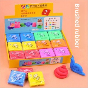 Creativo di plastica che cambia colore e gomma spazzolata gomma da disegno per abbigliare in gomma evidenziano gomma spazzolata morbida di fango - Product Image 1