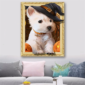 Kits de pintura de diamantes 5d para adultos Ab Drills Dog <span class=keywords><strong>Yorkshire</strong></span> Terrier Burbujas Pintura de diamantes Animales - Product Image 1