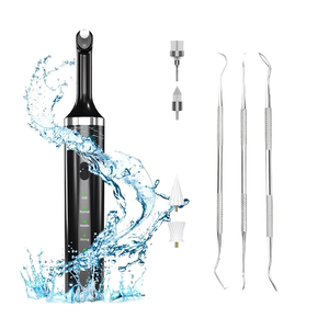 Pulidor de Dientes con 5 Cabezales de Cepillo, Luz LED, 3 Pastas de Pulido, Resistente al Agua IPX6, Herramientas de Limpieza Dental para Uso en el Hogar y de Viaje - Product Image 1