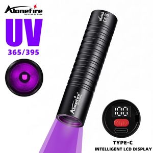 Linterna de luz UV LCD de 395nm/365nm, recargable por USB, Gel para uñas, antorcha de curado, gato, <span class=keywords><strong>tiña</strong></span>, marcador de manchas de orina, lámpara de dinero de mineral - Product Image 1