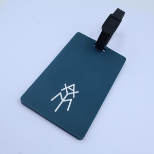 Étiquette en caoutchouc personnalisée avec logo, étiquette de bagage en silicone 3D avec logo en relief, patch, étiquette, porte-clés, étiquette en silicone, étiquette en PVC - Product Image 2