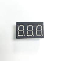 Afficheur LED professionnel à 7 segments, 3 chiffres, 0,36 pouce, lumière rouge, anode commune, module 12 broches pour mini minuteurs numériques