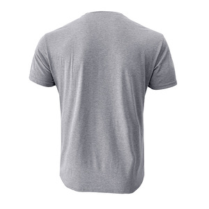 T-shirt <span class=keywords><strong>Henry</strong></span> à manches courtes pour homme, été 2024, style européen et américain, en coton mélangé, uni, vintage, coupe ajustée, respirant - Product Image 4