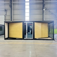 Casa Contenedor Plegable y Expandible a Buen Precio, Casa Contenedor Plegable Prefabricada de 20 pies en Venta