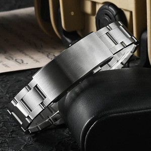Nouvelle montre mécanique automatique pour homme, logo de marque personnalisé, luxe simple, étanche 10 bars, acier inoxydable 316L - Product Image 6