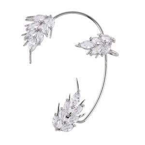 Ins fashion – boucles d'oreilles en forme de papillon, plume, étoile, lune, clip d'<span class=keywords><strong>oreille</strong></span> pour femme, or et argent, <span class=keywords><strong>faux</strong></span> <span class=keywords><strong>cartilage</strong></span> non percé, bijoux de mariage - Product Image 5