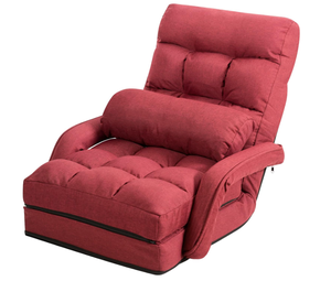 Tumbona multifuncional, sillón <span class=keywords><strong>plegable</strong></span> multiusos, tumbona con 6 posiciones ajustables para sala de estar - Product Image 6