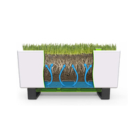 Lit de jardin surélevé auto-arrosage, trous de Drainage du système pour la croissance intérieure et extérieure des légumes, des fruits, des fleurs et des herbes boîte/