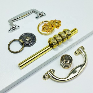 Quincaillerie d'ameublement Raccords Poignée Accessoires Anneau de traction classique Anneau de fer antique Boutons d'armoire Anneau Bouton Poignées - Product Image 3
