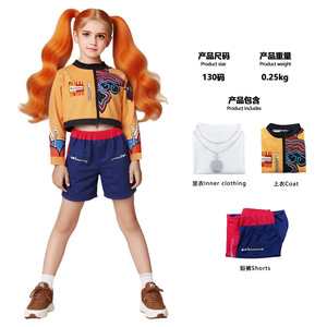 Nuevo <span class=keywords><strong>Disfraz</strong></span> de Cazadora de Demonios de la Película K-Pop Mira Rumi Zoey, Diseño Impreso en 3D, Conjuntos de Cosplay para Niñas - Product Image 4