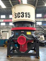 Concasseur à cône hydraulique monocylindre SC315 – Machine de concassage, moteur à bille, modèles de puissance d'entraînement Max Gold Set, vente