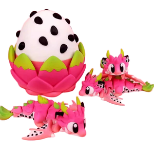 Modelo de Huevo de Dragón Impreso en 3D, Articulado y Móvil, Juguete de Descompresión para Niños Pequeños, Escala 1/12, para 7-12 Meses - Product Image 1