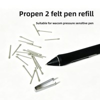 Pointes en feutre pour stylet Wacom Intuos Pro Pen 2, compatibles avec les modèles Pro PTH 660/860, 1620/1320