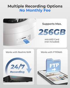 Caméra de sécurité PoE 4K 8MP pour extérieur P437, surveillance domestique, zoom optique 5X, vision nocturne, anti-vandalisme IK10, CMOS, NVR complet - Product Image 6