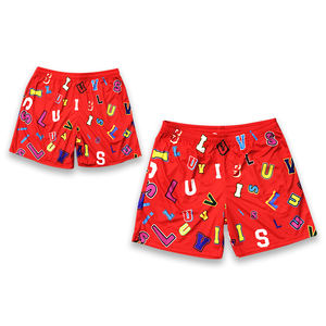 Дешевые баскетбольные шорты оптом, чистые пользовательские сублимационные сетчатые баскетбольные шорты - Product Image 6