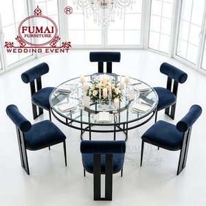 Chaises de banquet de mariage en métal noir au design moderne, vente en gros à Dubaï - Product Image 5