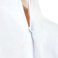 यूनिसेक्स के साथ स्क्रब सफेद सूट पैंट एसएमएस नर्सिंग अस्पताल के मेडिकल उपयोग सीई आईएसओ के लिए डॉक्टर वर्दी सेट डिस्पोजेबल Nonwoven Coverall