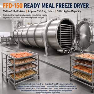 Máquina Industrial de Secado por Congelación de Alimentos para Procesamiento de Comidas Preparadas FFD-150, Aprox. 150 m² Lote de 1500 kg - Product Image 1