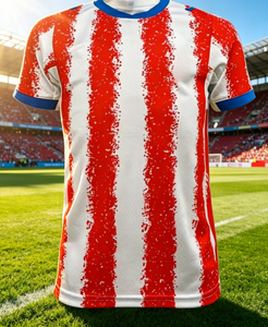 Maglia da Calcio Paraguay 2026 Nuova Los Guaranies Gómez Balbuena Enciso Manica Corta Stampata 100% Poliestere Asciugatura Rapida Estiva - Product Image 4