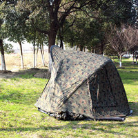 Outdoor Dua Orang Camo Camping Pantai Kamuflase Tenda Multi-Fungsional Inflatable Gratis Memancing Tenda