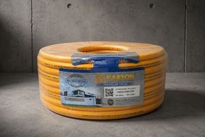 Tuyau d'air flexible en PVC renforcé haute pression, longueur 100 m, pour compresseur et outils pneumatiques, usage en atelier - Product Image 5