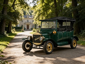 Voiture électrique classique de luxe pour les visites d'hôtes dans les manoirs, véhicule rétro de tourisme 5 places pour les événements de mariage et l'hôtellerie des manoirs - Product Image 6