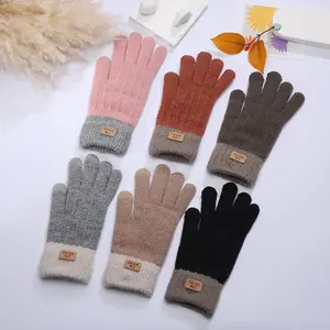 Winter Warme Touchscreen-Handschuhe Unisex-Kaschmir-Strick handschuhe für Herren und Damen Outdoor-Radsport-Mode handschuhe