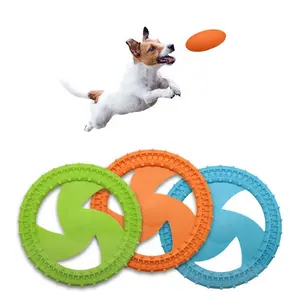 Giocattolo da addestramento per animali domestici puntura di resistenza per cani giocattoli da masticare dischi volanti per animali domestici