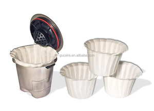 Papier <span class=keywords><strong>filtre</strong></span> à café jetable # <span class=keywords><strong>2</strong></span> # Panier à <span class=keywords><strong>filtre</strong></span> conique 4 cônes non blanchi, brun naturel et blanc, pour cafetière à <span class=keywords><strong>filtre</strong></span> - Product Image 6