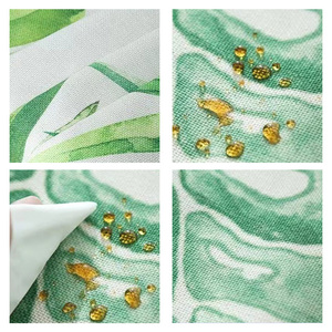 Custom Modern Wholesale Promotional Dinner <strong>Cloth</strong> Cow Print Black <strong>White</strong> Simple Waterproof Linen Tablecloth for Dining <strong>Table</strong> - Product Image 6