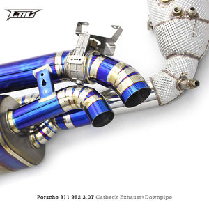 Échappement à soupapes OEM personnalisé pour <span class=keywords><strong>Porsche</strong></span> <span class=keywords><strong>911</strong></span> 992/992.1/992.2 TURBO 3.0T 2020-2023, échappement de course pour voiture, silencieux en titane - Product Image 6