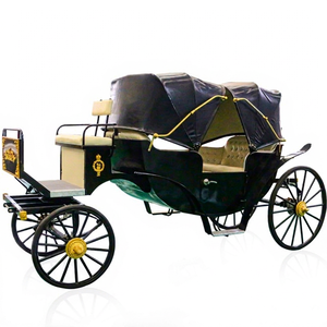 Voiture de tourisme rétro noire personnalisée Zhenda Factory, véhicule de transport spécial pour mariage, 6 personnes, pneus pleins/pneumatiques - Product Image 1
