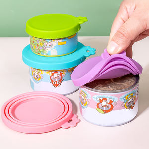 Couvercles de boîtes de conserve en silicone de taille standard sans Bpa pour chiens et chats - Product Image 6