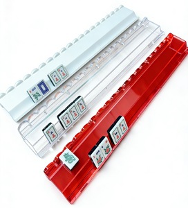 Support de Mahjong en Acrylique Transparent 20 Pouces avec Poussoir Magnétique Détachable Pliable Portable Résistant à l'Eau pour 4 Joueurs - Product Image 1