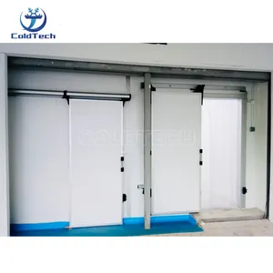 Insulated Doors Walk in Freezer Chiller Room Sliding Door Cold Storage Door