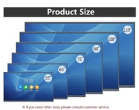 Pantalla Táctil Interactiva Capacitiva/IR, Pizarra Inteligente 4K IP66, Animación, Autoservicio, Publicidad Interior para Negocios, Centro Comercial