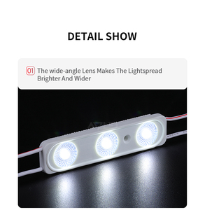 Módulo de 3 LEDs a prueba de agua 12V Smd2835 módulo Led regulable 20 uds/cadena píxel interior Led retroiluminado publicidad 3 lámpara Len módulo DMX - Product Image 2