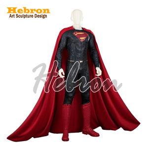 Costume <span class=keywords><strong>Superman</strong></span> bleu foncé personnalisé pour hommes adultes # Ensemble de costumes de cosplay pour enfants, avec des personnages de films, en tissu tridimensionnel - Product Image 2