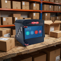 Impresora de Etiquetas de Inyección de Tinta Portátil de 100 mm con Pantalla Táctil, Semiautomática, a Batería, para Codificación de Letras Grandes en Tarjetas y Materiales Flexibles