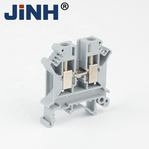JINH UK6N DINレール端子台ワイヤー電気導体ユニバーサルコネクタネジ式接続端子台ブロック - Product Image 3