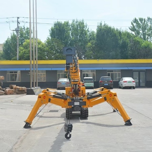 Promotion : Grue araignée compacte de 3 tonnes à haute performance, double alimentation, mini-grue sur chenilles, équipement au meilleur prix, directement de l'usine. - Product Image 2
