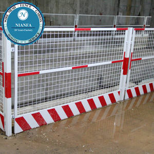 ประตูเหล็กนิรภัยสำหรับลิฟต์  แบบตาข่ายลวดเชื่อม  สำหรับงานก่อสร้าง  ป้องกันการตก  ใช้ในช่องลิฟต์ - Product Image 5